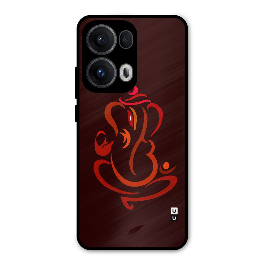 Jai Ganesha Metal Back Case for Oppo Reno13 Pro