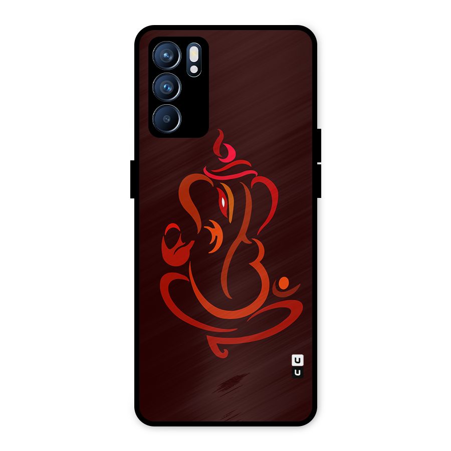 Jai Ganesha Metal Back Case for Oppo Reno6 5G