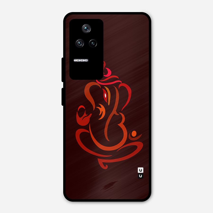 Jai Ganesha Metal Back Case for Poco F4 5G