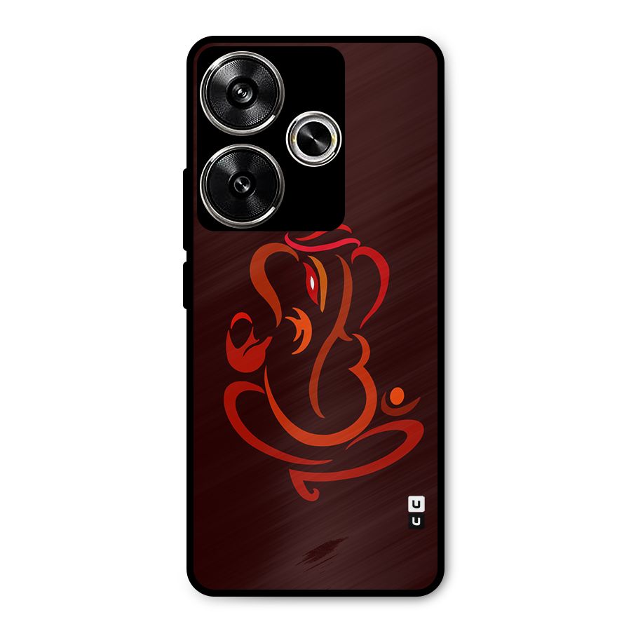 Jai Ganesha Metal Back Case for Poco F6