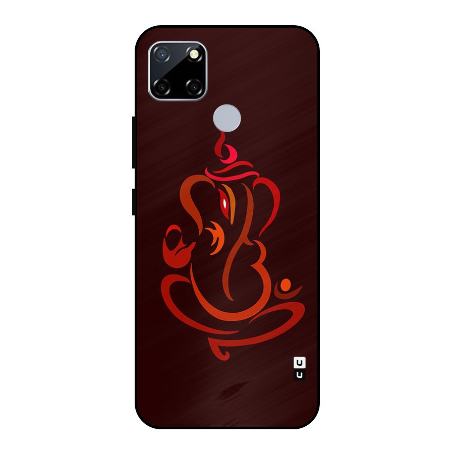 Jai Ganesha Metal Back Case for Realme Narzo 30A