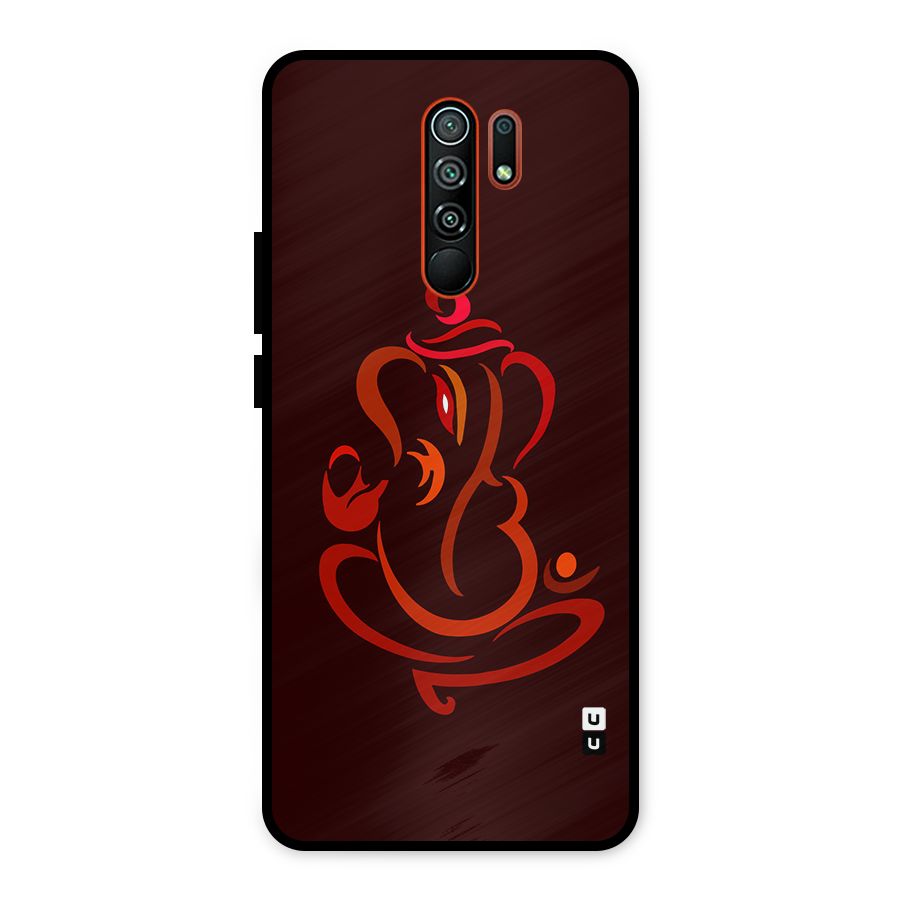 Jai Ganesha Metal Back Case for Redmi 9 Prime