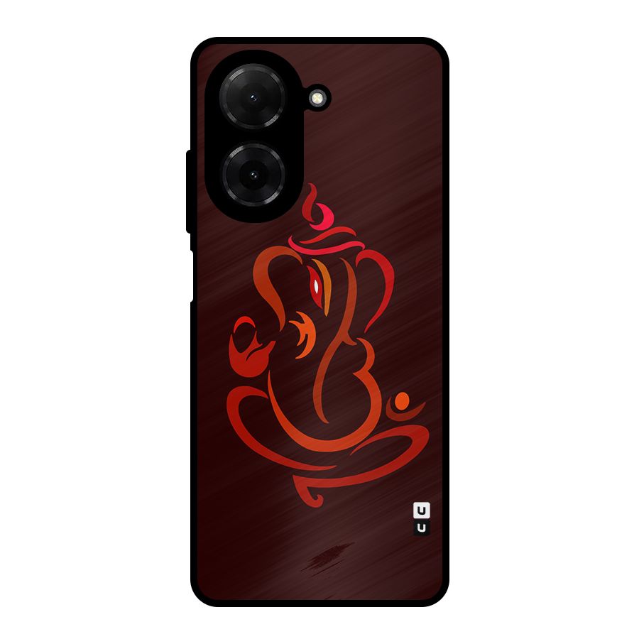 Jai Ganesha Metal Back Case for Redmi A5 4G
