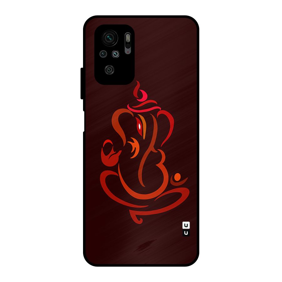 Jai Ganesha Metal Back Case for Redmi Note 10S