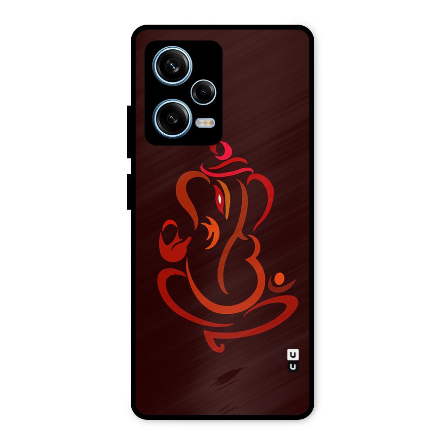Jai Ganesha Metal Back Case for Redmi Note 12 Pro