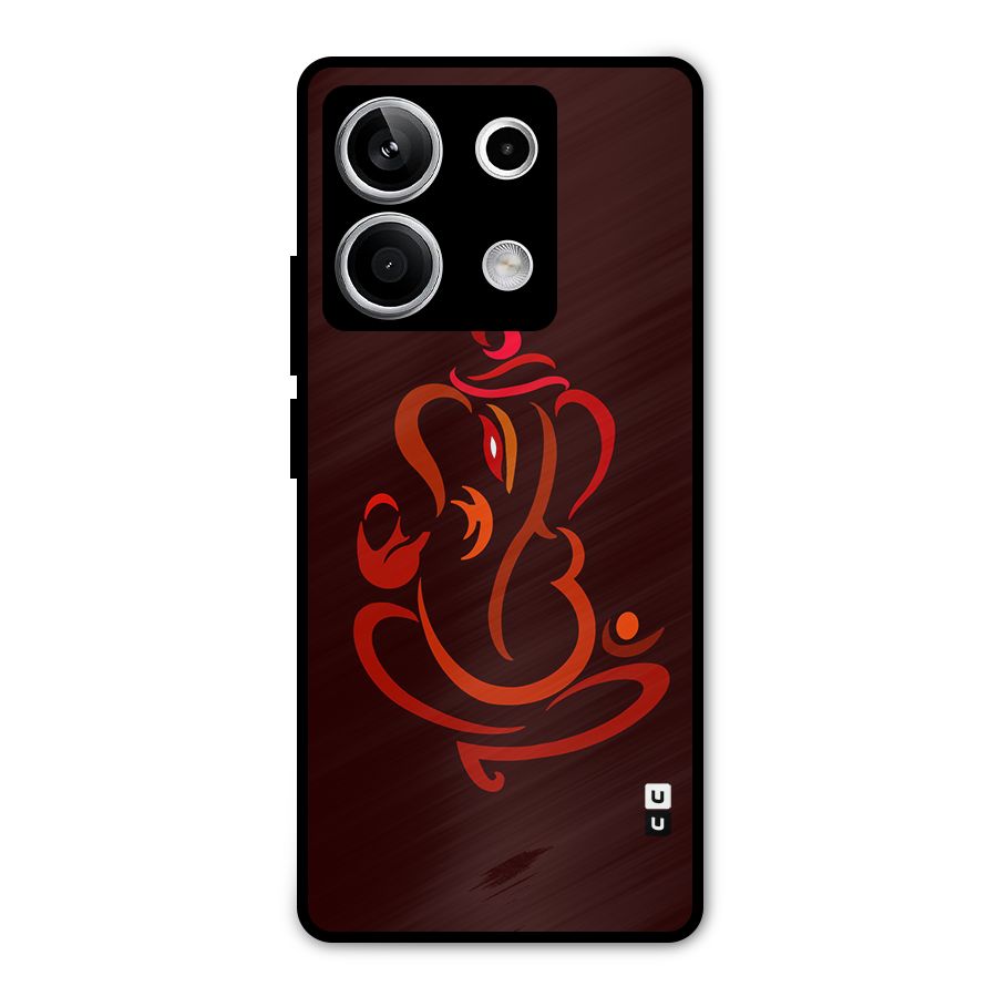 Jai Ganesha Metal Back Case for Redmi Note 13 5G