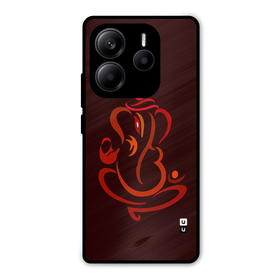 Jai Ganesha Metal Back Case for Redmi Note 14 5G