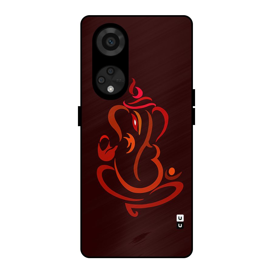 Jai Ganesha Metal Back Case for Reno8 T 5G