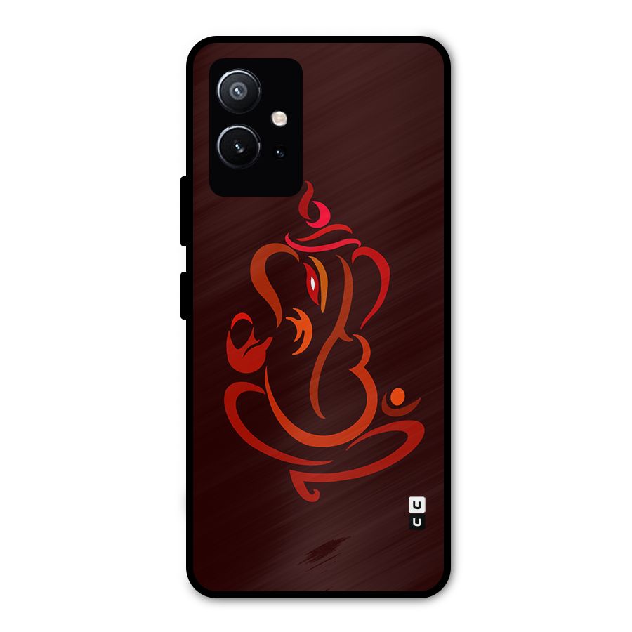 Jai Ganesha Metal Back Case for Vivo T1 5G