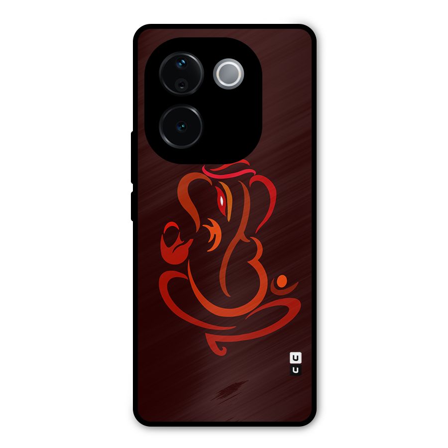 Jai Ganesha Metal Back Case for Vivo T3 Pro