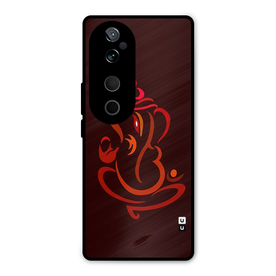 Jai Ganesha Metal Back Case for Vivo T3 Ultra