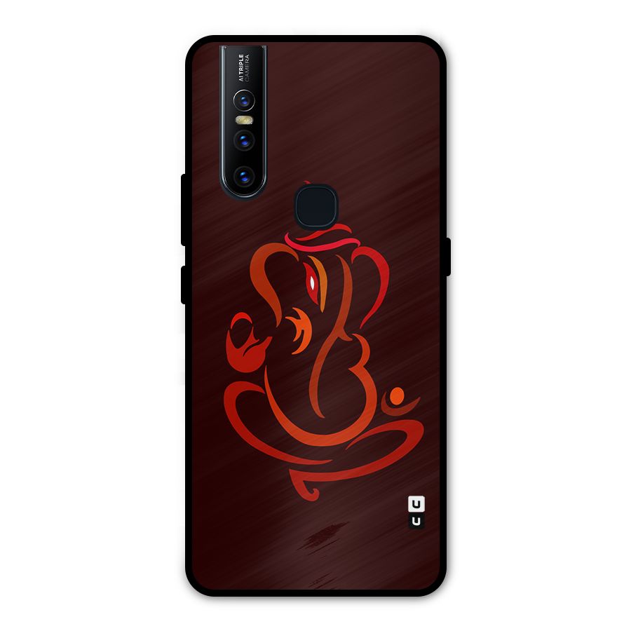 Jai Ganesha Metal Back Case for Vivo V15