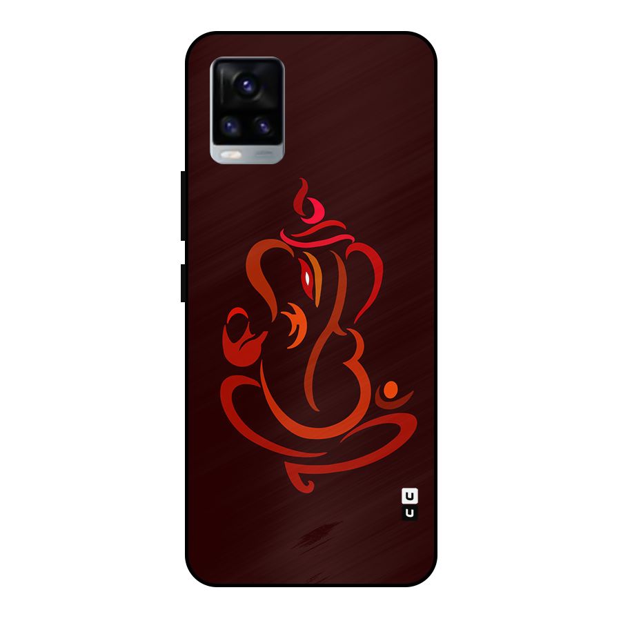 Jai Ganesha Metal Back Case for Vivo V20