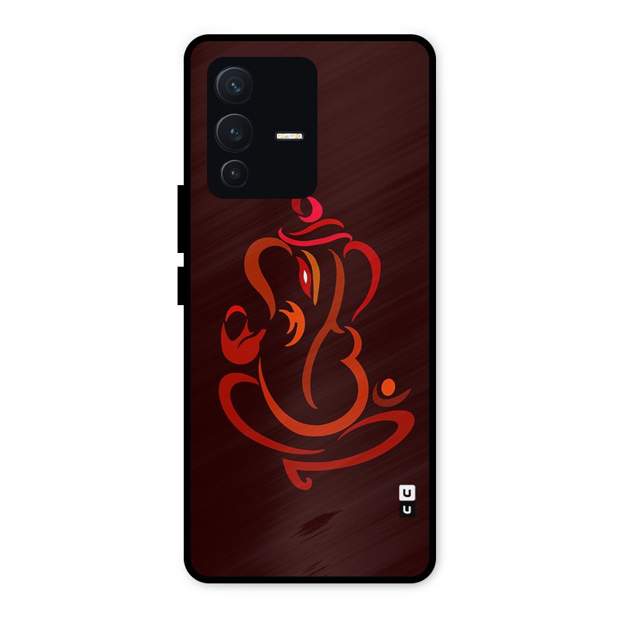 Jai Ganesha Metal Back Case for Vivo V23 5G