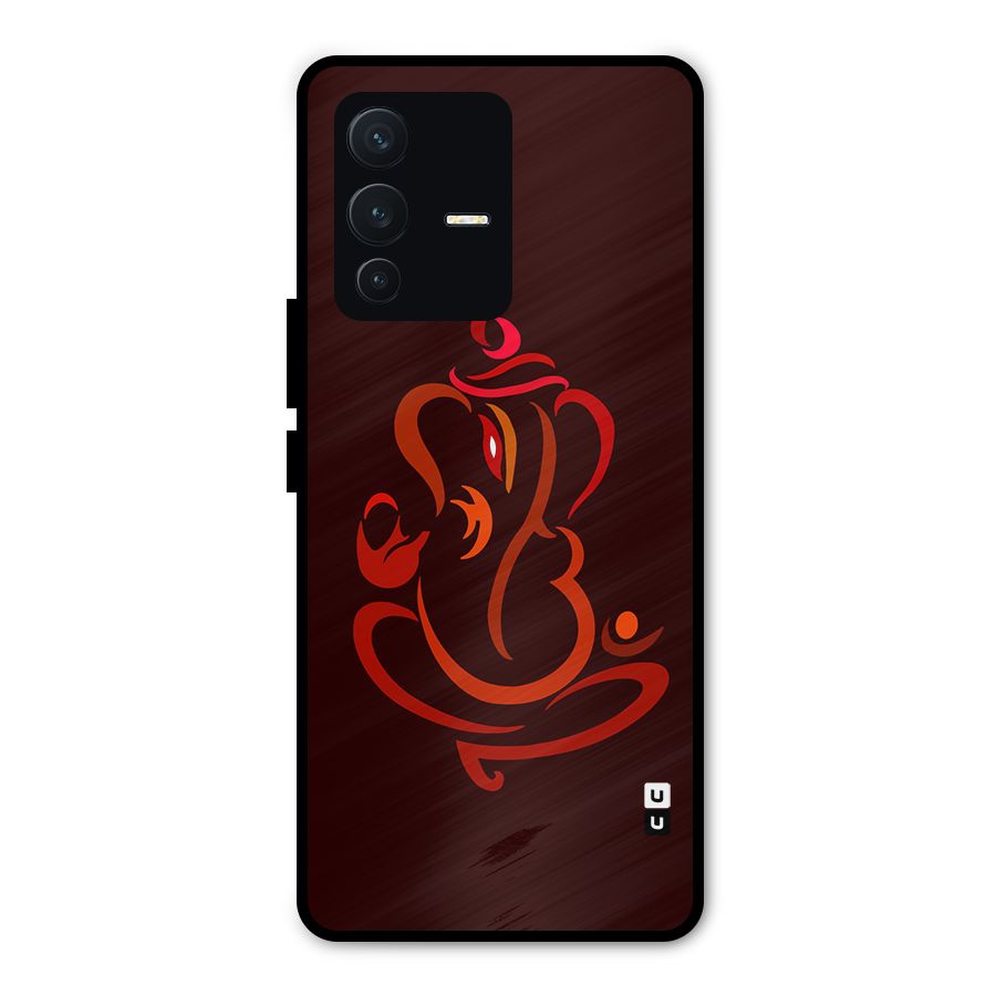 Jai Ganesha Metal Back Case for Vivo V23 Pro