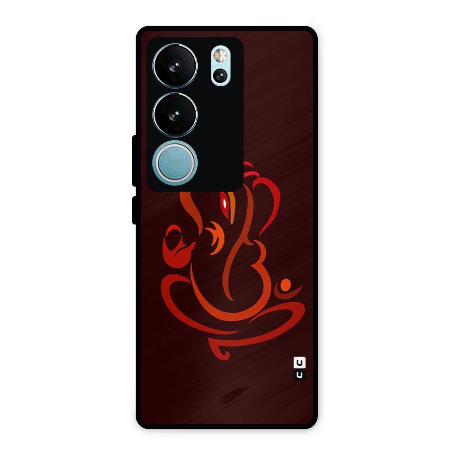 Jai Ganesha Metal Back Case for Vivo V29