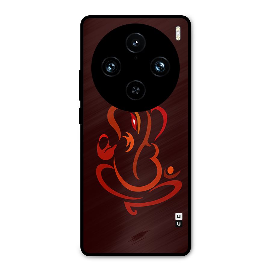 Jai Ganesha Metal Back Case for Vivo X100 Pro