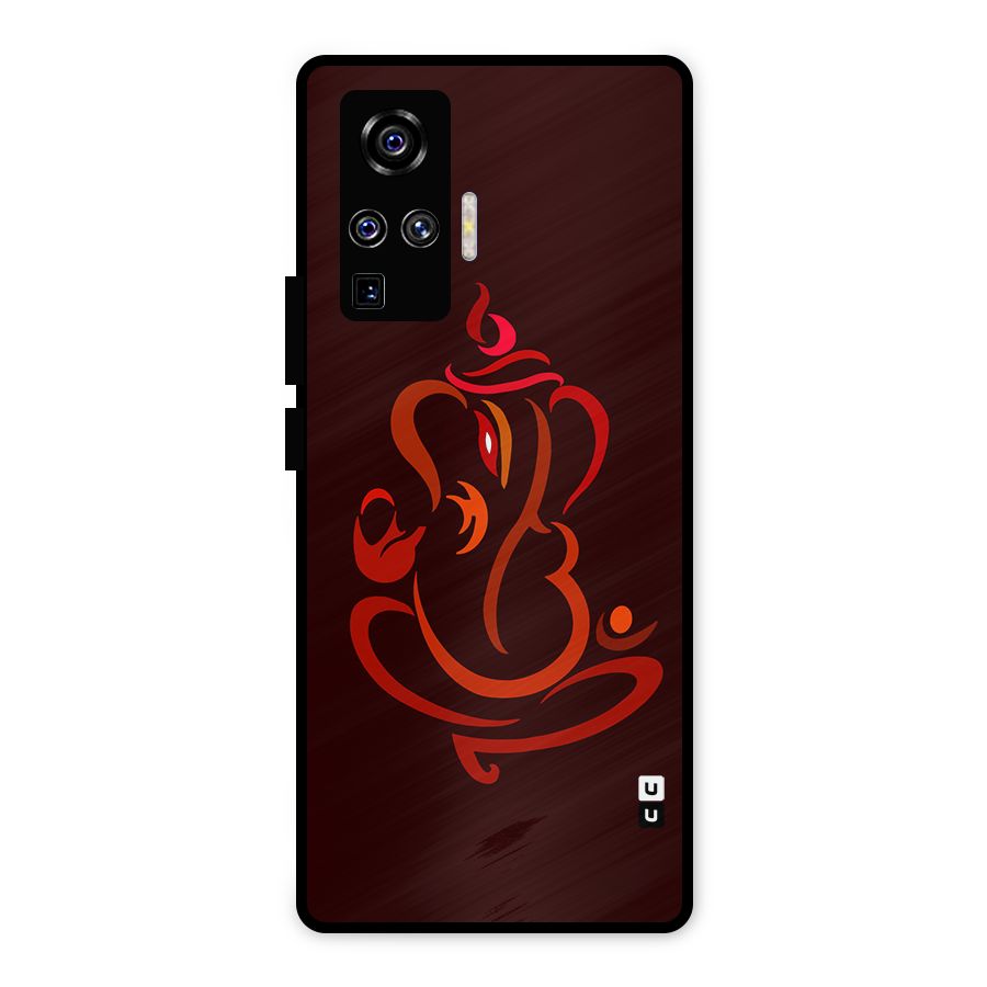 Jai Ganesha Metal Back Case for Vivo X50 Pro