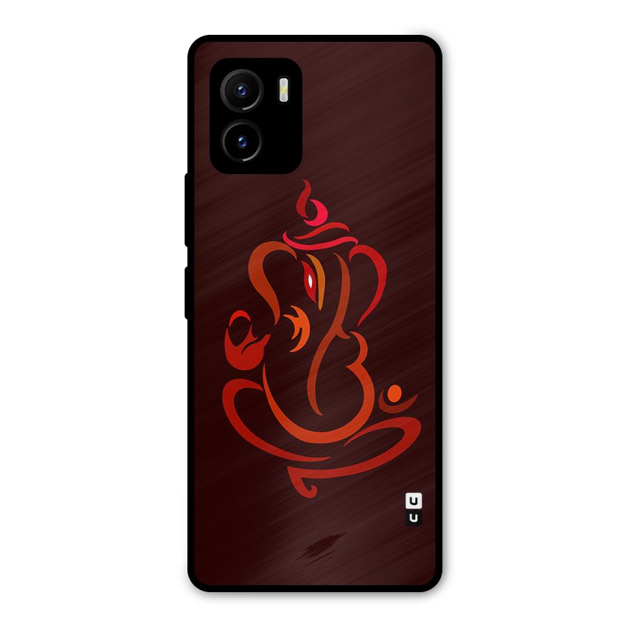 Jai Ganesha Metal Back Case for Vivo Y15s