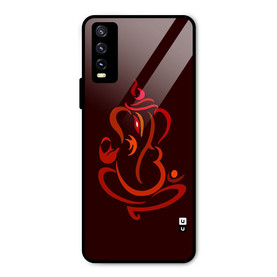 Jai Ganesha Metal Back Case for Vivo Y20g