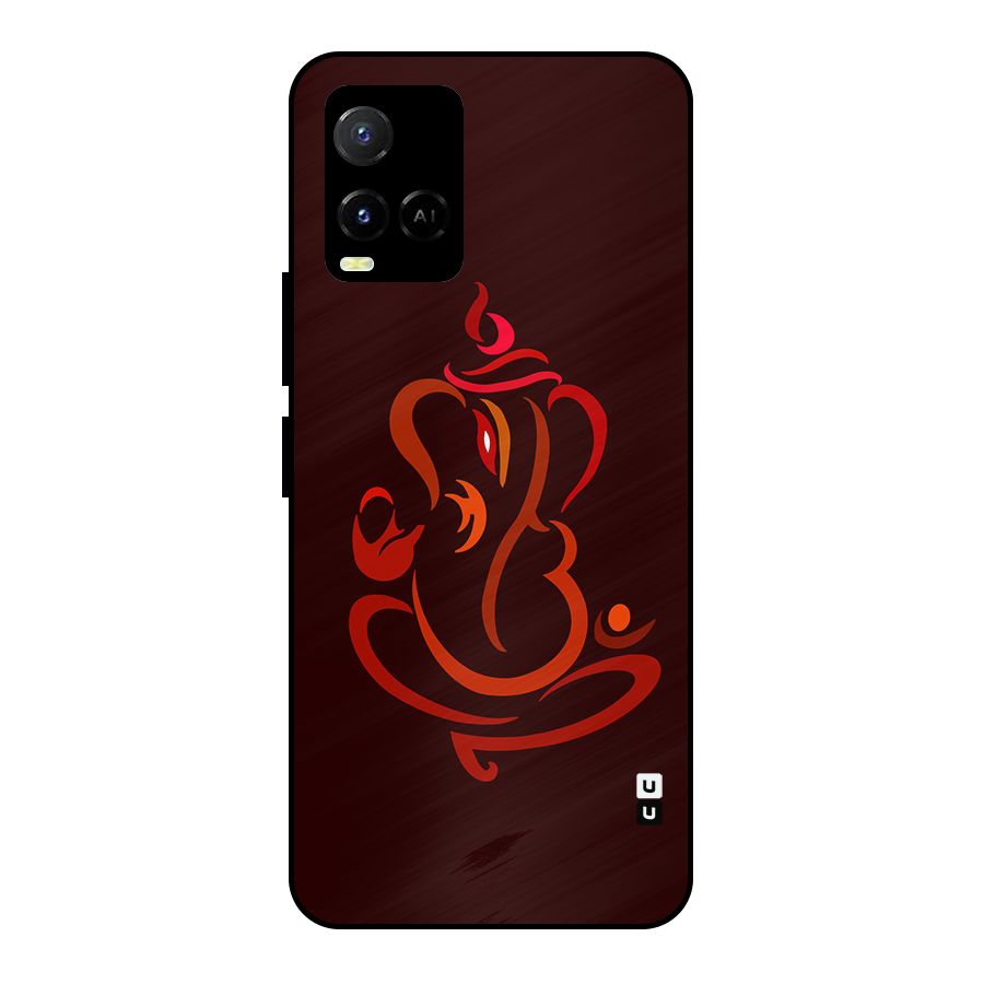 Jai Ganesha Metal Back Case for Vivo Y21A