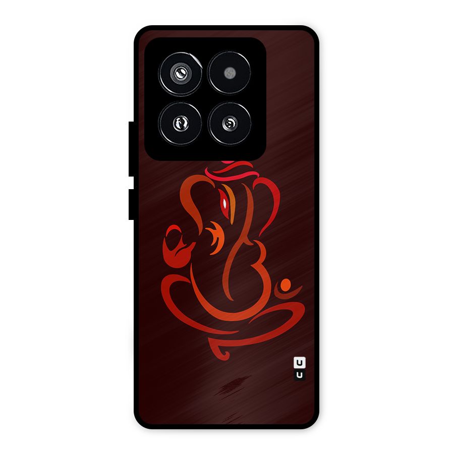 Jai Ganesha Metal Back Case for Xiaomi 14 Pro