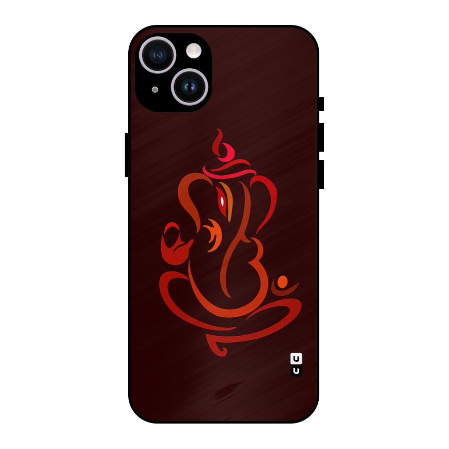 Jai Ganesha Metal Back Case for iPhone 14 Plus