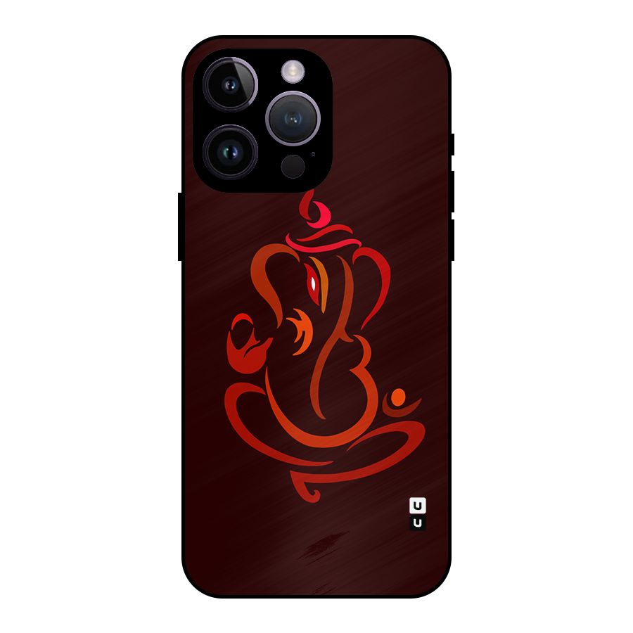 Jai Ganesha Metal Back Case for iPhone 14 Pro Max