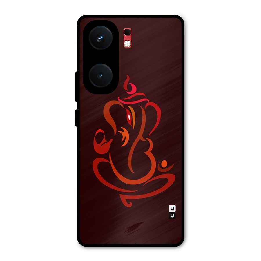 Jai Ganesha Metal Back Case for iQOO Neo 9 Pro