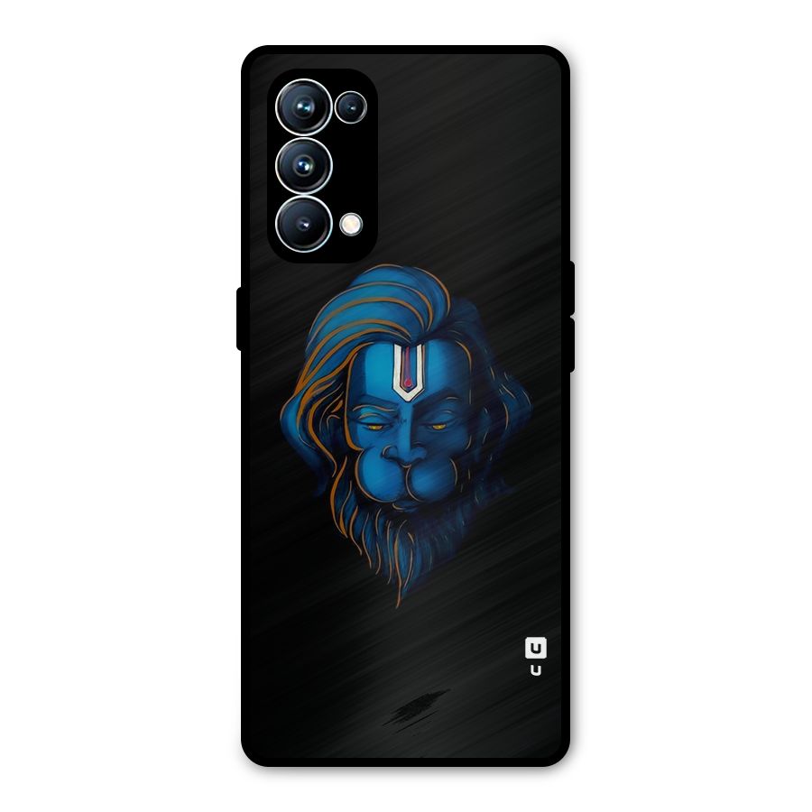 Jai Hanuman Metal Back Case for Oppo Reno5 Pro 5G
