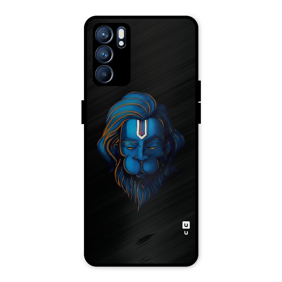 Jai Hanuman Metal Back Case for Oppo Reno6 5G