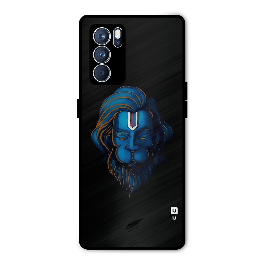 Jai Hanuman Metal Back Case for Oppo Reno6 Pro 5G