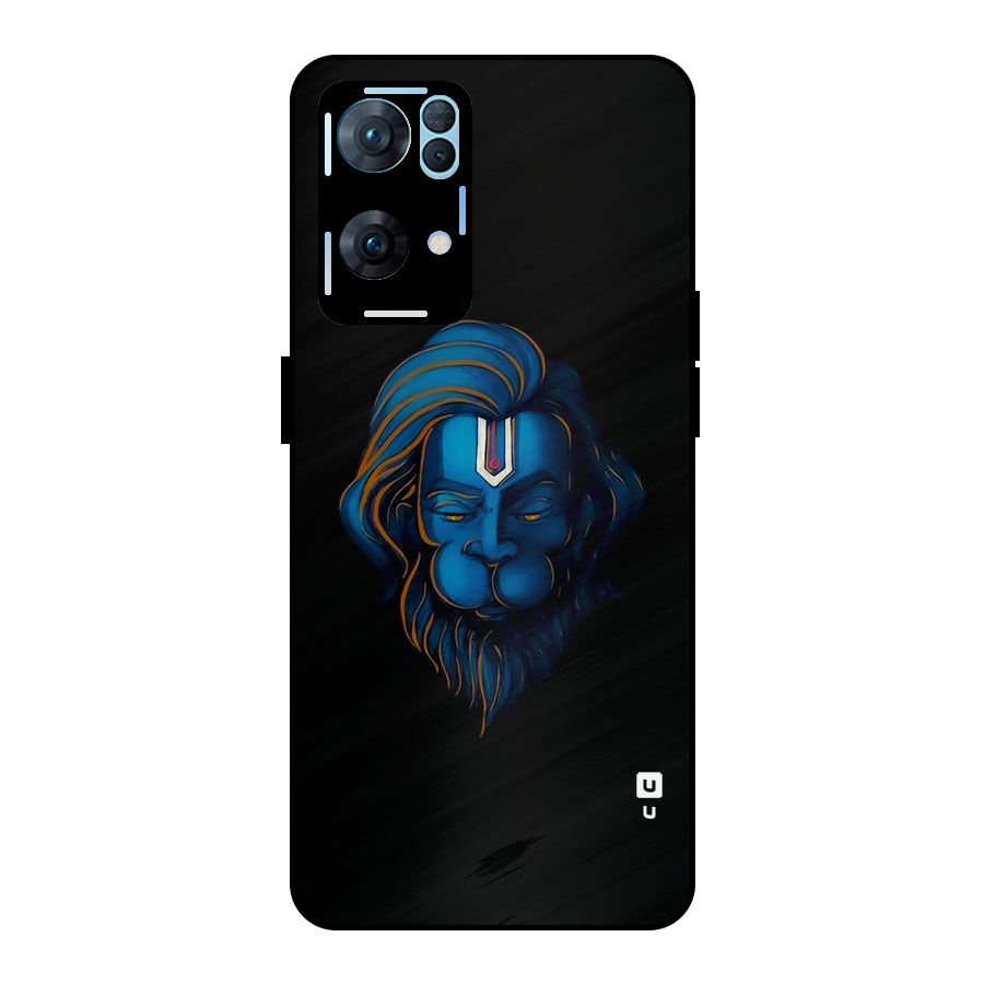 Jai Hanuman Metal Back Case for Oppo Reno7 Pro 5G