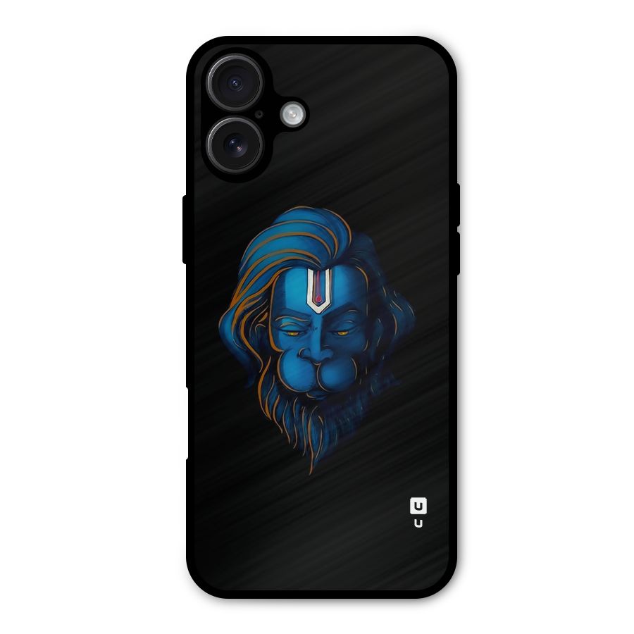 Jai Hanuman Metal Back Case for iPhone 16 Plus