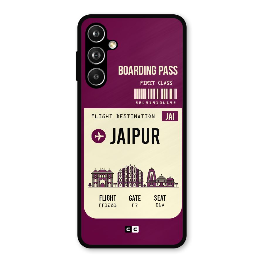 Jaipur Boarding Pass Metal Back Case for Galaxy F54