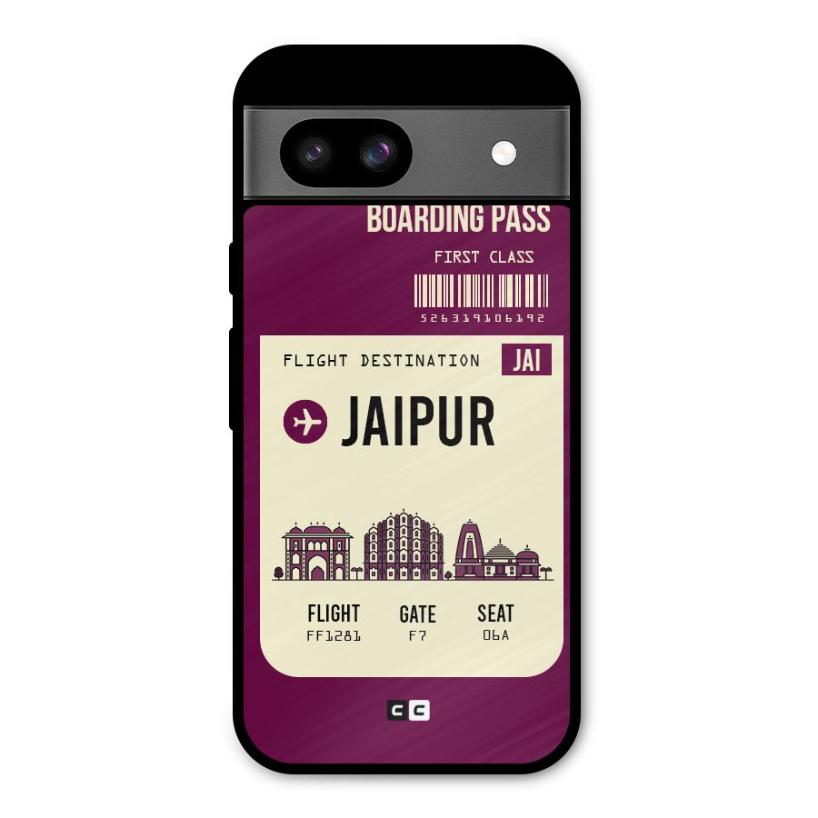 Jaipur Boarding Pass Metal Back Case for Google Pixel 8a