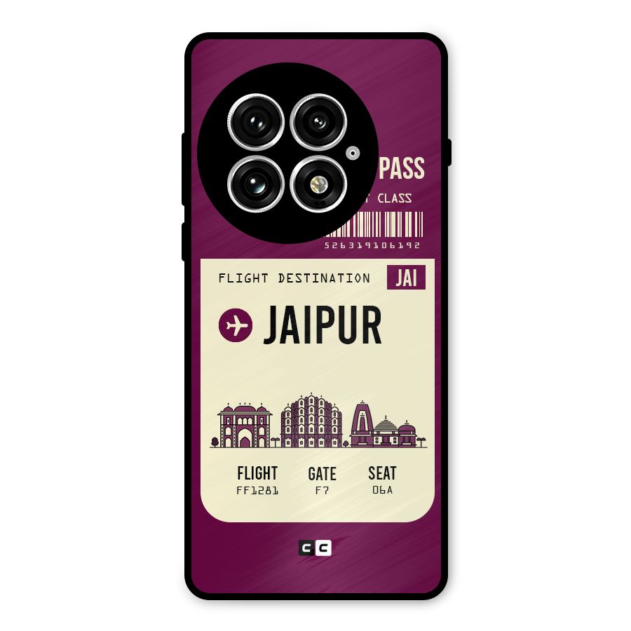 Jaipur Boarding Pass Metal Back Case for OnePlus 13