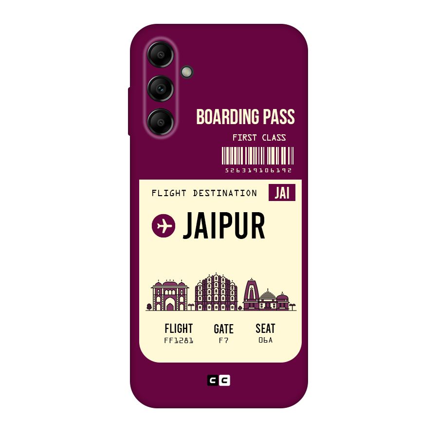 Jaipur Boarding Pass Original Polycarbonate Back Case for Galaxy A14 5G