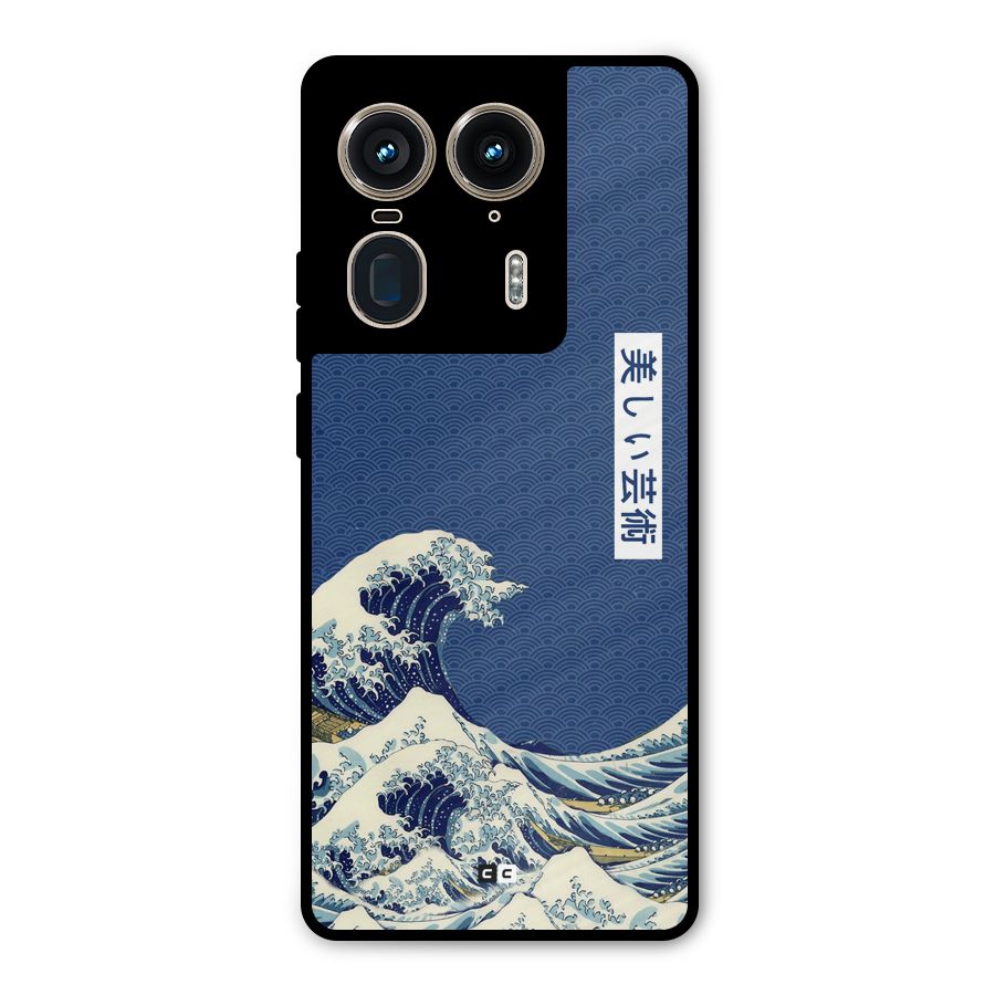 Japanese Art Metal Back Case for Motorola Edge 50 Ultra