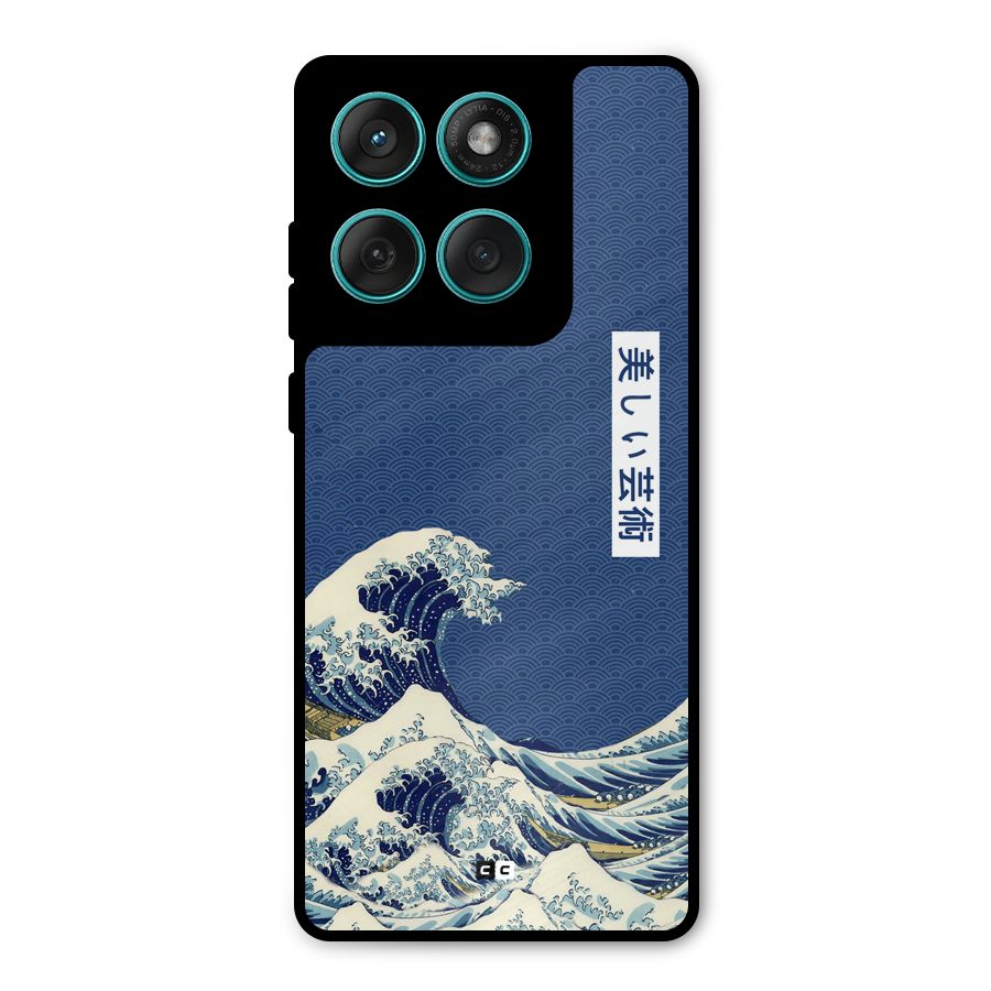Japanese Art Metal Back Case for Motorola Edge 60 Fusion