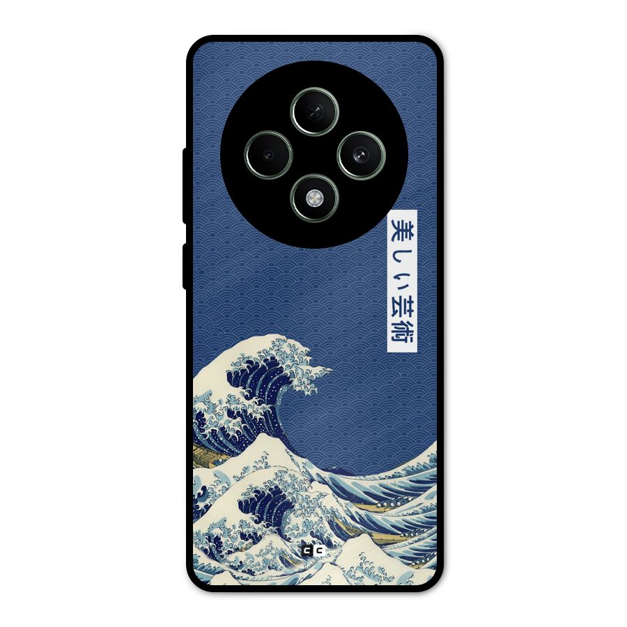 Japanese Art Metal Back Case for Oppo F27