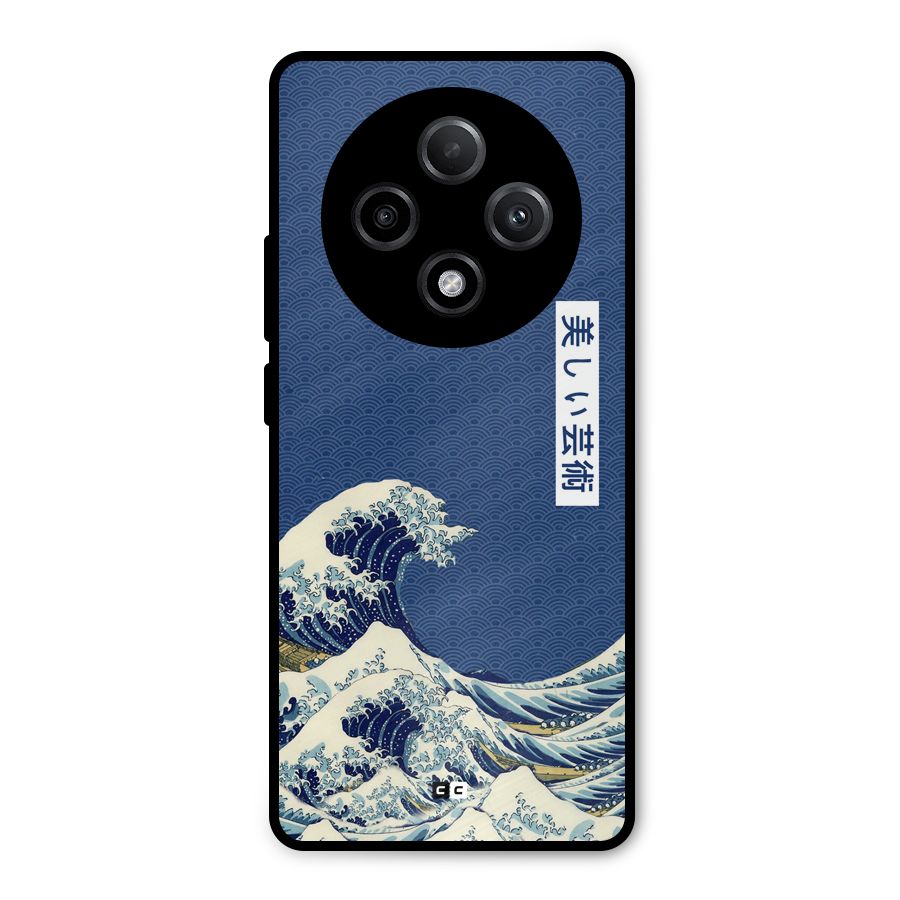 Japanese Art Metal Back Case for Oppo F27 Pro Plus