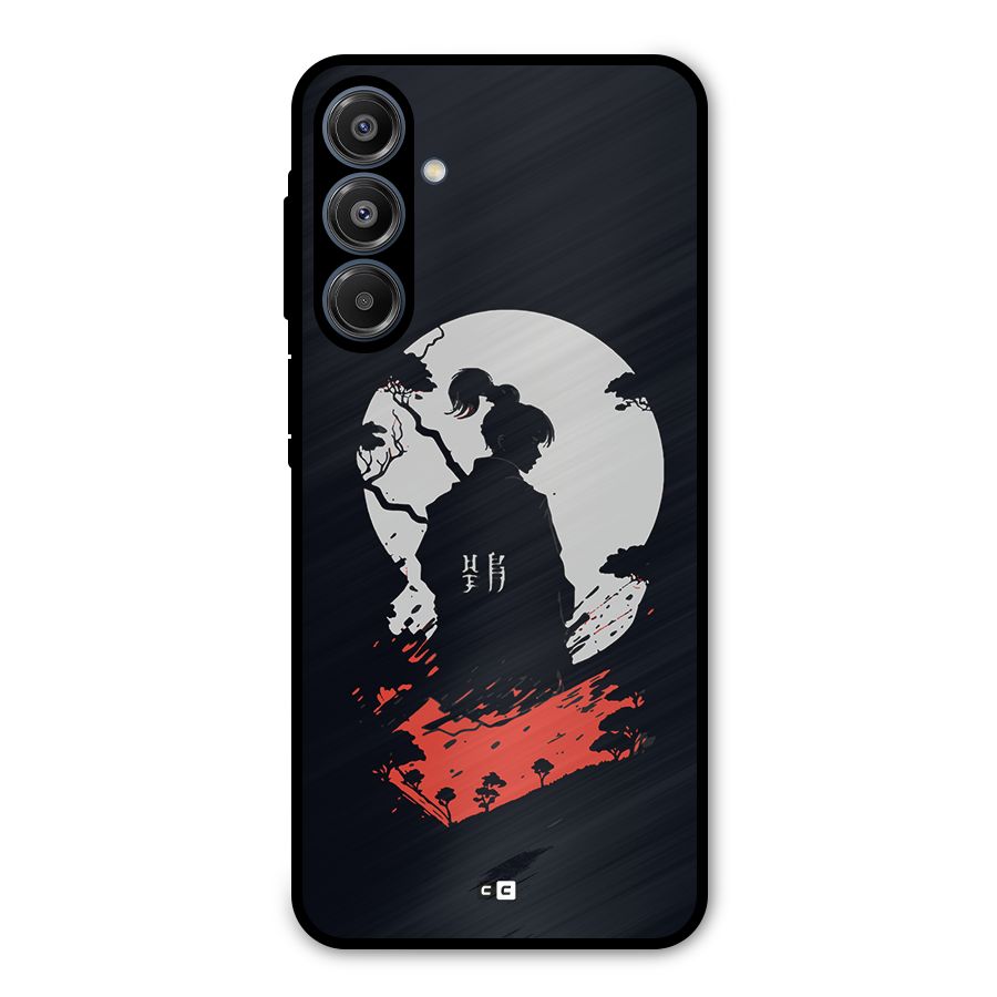 Japanese Warrior Metal Back Case for Galaxy A16 5G