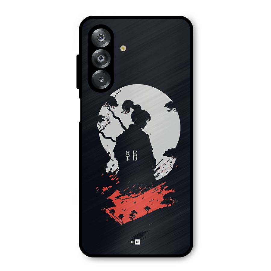 Japanese Warrior Metal Back Case for Galaxy A26