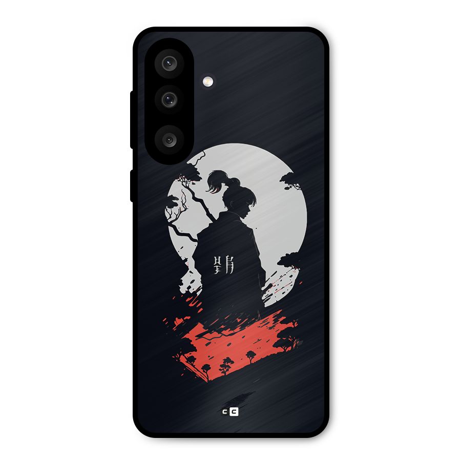 Japanese Warrior Metal Back Case for Galaxy M56