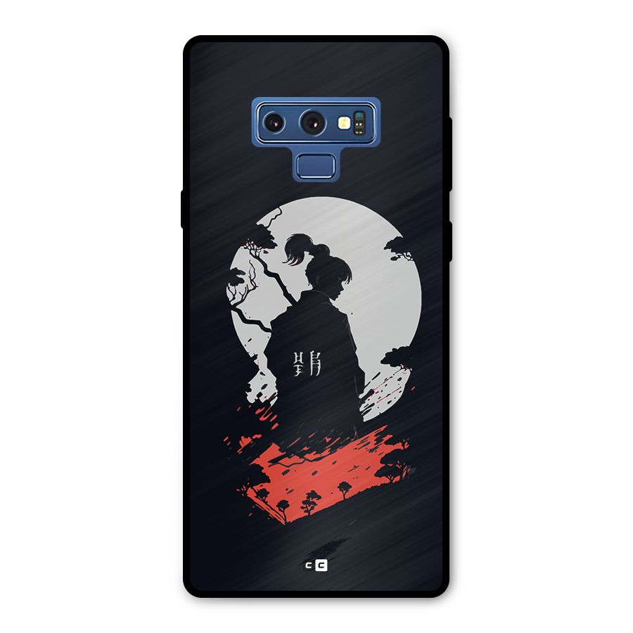Japanese Warrior Metal Back Case for Galaxy Note 9