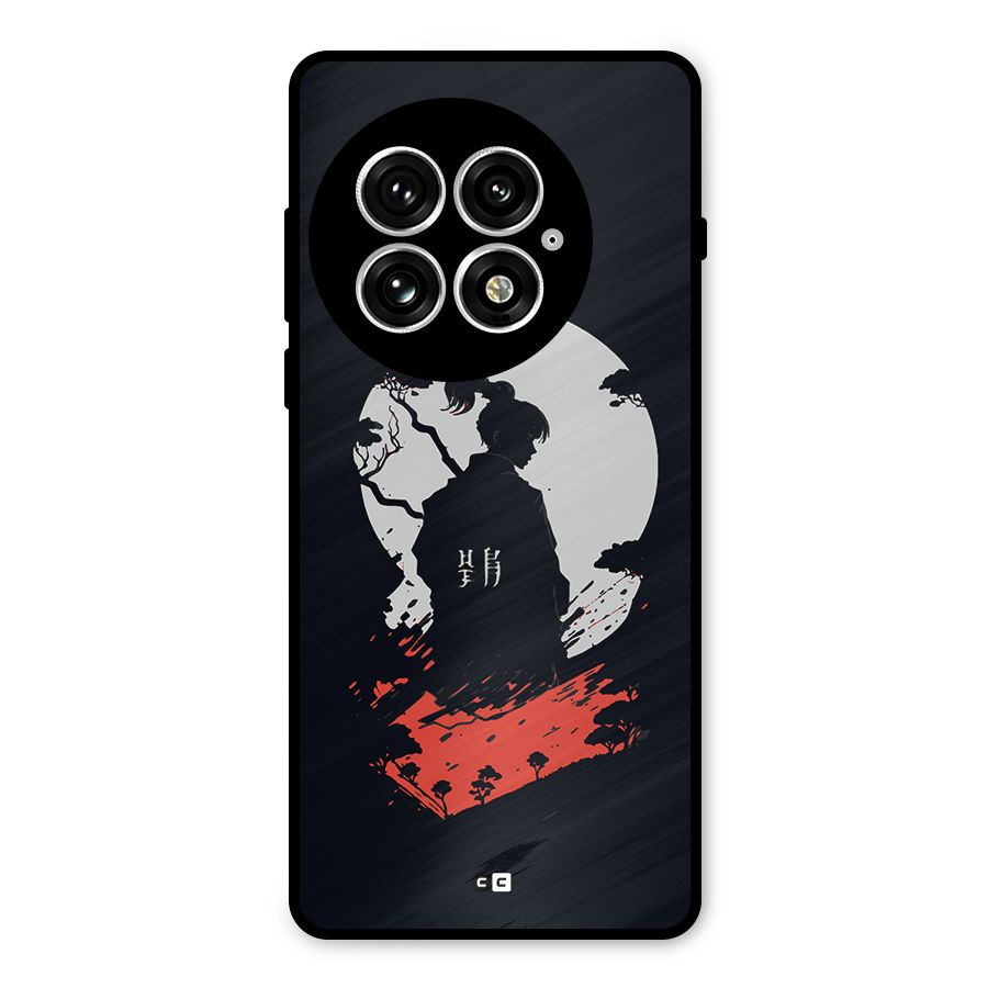 Japanese Warrior Metal Back Case for OnePlus 13