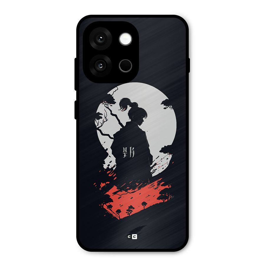Japanese Warrior Metal Back Case for OnePlus 13s