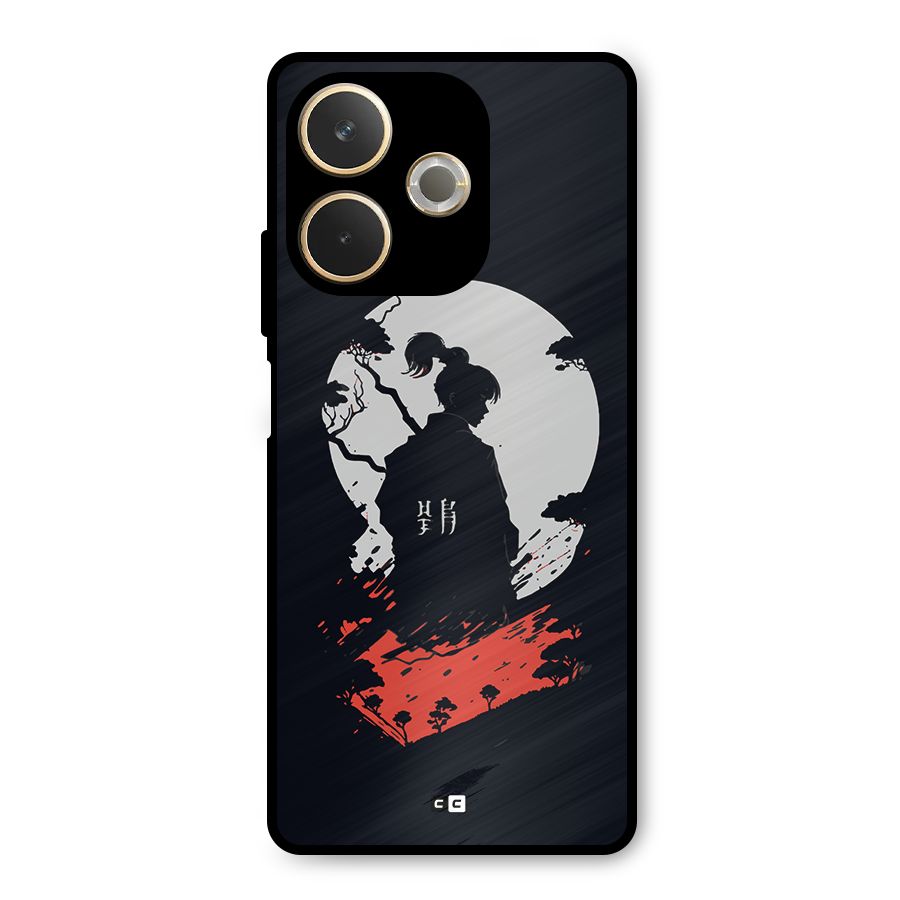Japanese Warrior Metal Back Case for Oppo A5 Pro