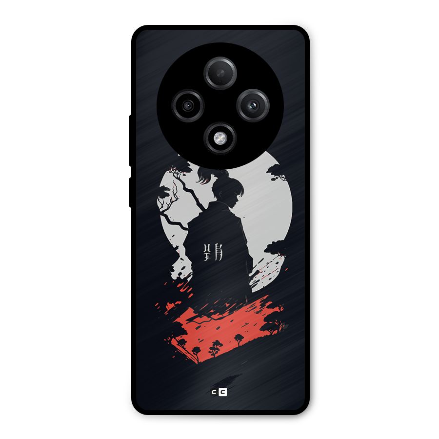 Japanese Warrior Metal Back Case for Oppo F27 Pro Plus